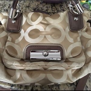 Coach hobo style purse